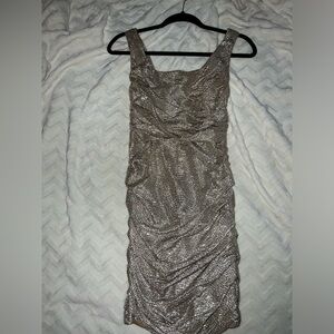 Silver Bodycon dress